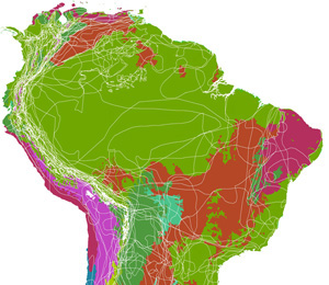 Biomas y límites de distribución